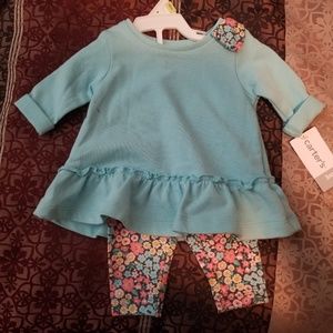 Long sleeve top and pant set